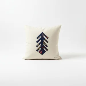 Turkish Kilim Motif "hayat Ağacı" Embroidered Cushion Cover