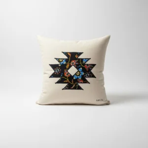 Turkish Kilim Motif "yildiz" Embroidered Cushion Cover