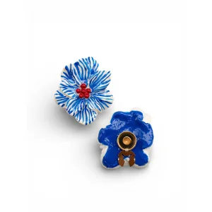Blumya Marine - Floral Button Cover Pair
