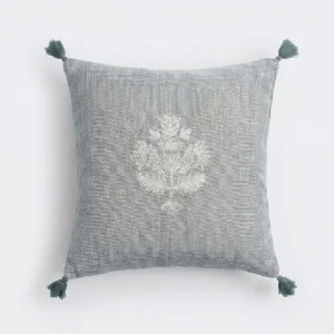 Nysa Embroidered Decorative Cushion Cover 45x45 Cm