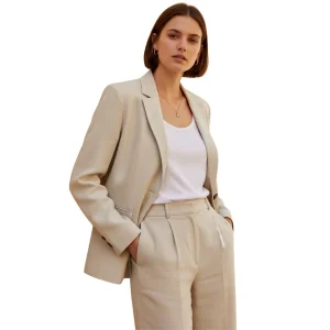 The Riviera - Beige Linen Blazer