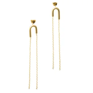 Unbound Sterling Silver Gold Plated Earrings