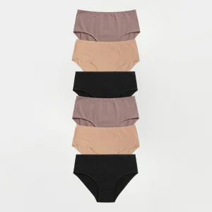 Mila Mide Rise 6 Pack Slip