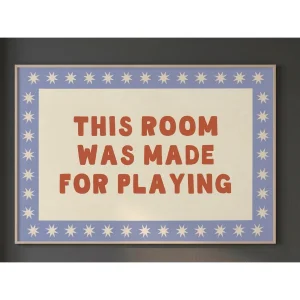 This Room Was Made For Playing Framed Wall Art