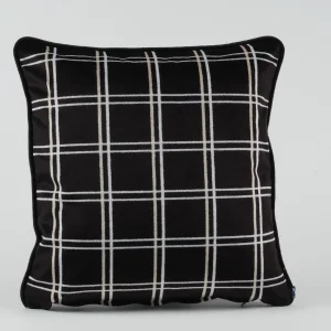 Timeless Grid Velvet Pillow Cover