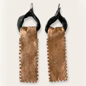 Fusion Işıltılı Mantar Doku Küpe