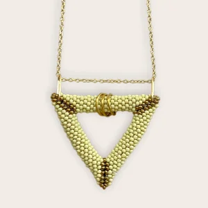 Fusion Özel İşleme Üçgen Kolye