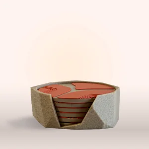 Terra Six-piece Coaster Set