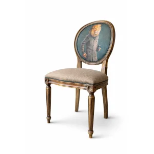 Oldies Lion Sandalye / Aslan Yemek Odası Döşemeli Sandalye