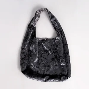 Crushed Velvet Shoulder Bag