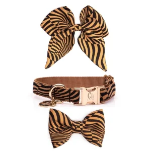 Zebra Desenli  Dog Mom 3'lü Set