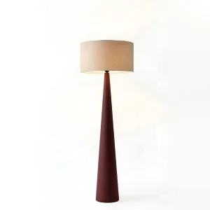 Craft Wooden Floor Lamp - Cylinder Form
