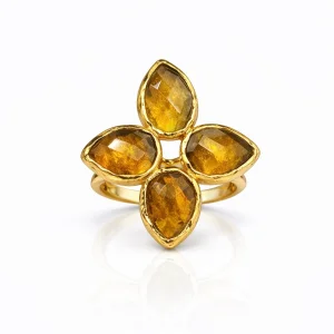 Citrine Bloom Yüzük
