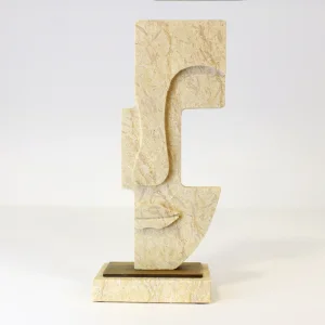 Travertine Human Figure Figurine