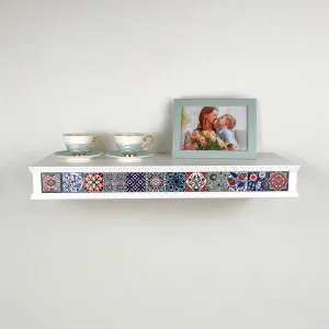 Mediterranean Style Floating Shelf