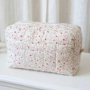 Çıtır Çiçek Kapitone Anne Bebek Bakım Çantası