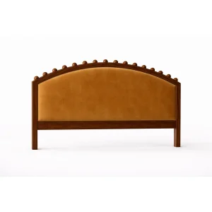 Arc Form Solid Wood Headboard