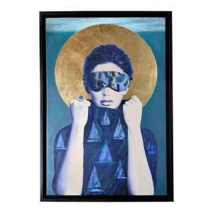Girl W A Sleep Mask02 Tablo