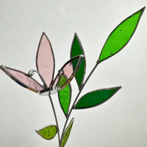 Sakura Vitray Dekoratif Çiçek Obje
