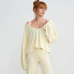 Studio Longsleeve Top - Butter Yellow