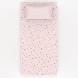 100% Cotton Fitted Baby Sheet Set - Magic Blooms Collection - Hedgehog Pattern
