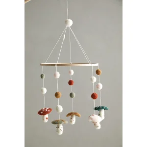 Swamp Baby Mushroom Mobile