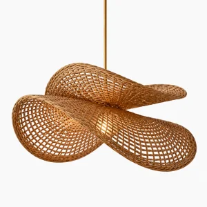 Luna Rattan Sarkıt Avize