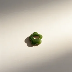 Mini Matcha Leaf Seramik Charm Kolye / Çanta & Pantolon Aksesuarı