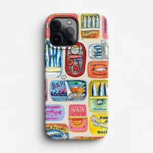 Coastal Sardine Tin Iphone Case