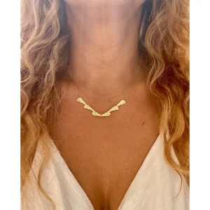 Elif 22-Karat Gold Plated Silver Necklace