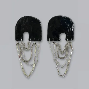 Signature Silver Zincir Küpe
