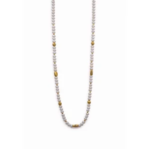 Gold Detail Pearl Necklace