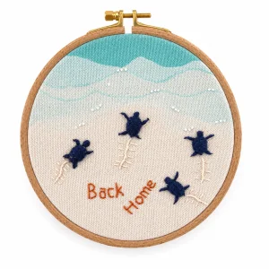 Back Home Embroidery Hoopart