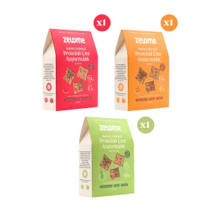 Proteinli Çıtır Atıştırmalık Deneme Paketi 80 G X 3 (3'lü Paket)