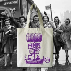 Fink Atıyorum Kanvas Bez Çanta