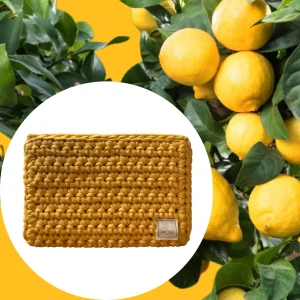 Knitted Lemon Laptop Sleeve