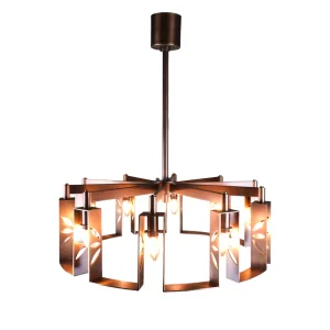 Falez Metal 10-Arm Bronze Pendant Light
