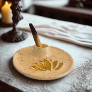 Lotus Çiçeği Seramik Palo Santo Tütsülük