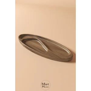 Curvy Last Bite Solid Oak Serving Board & Decorative Object