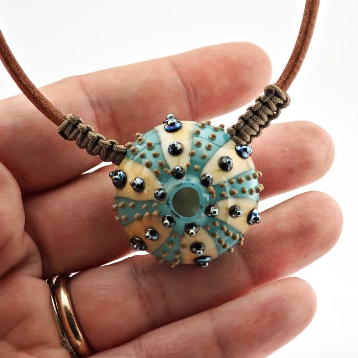 Sea Urchin Glass Necklace image 4