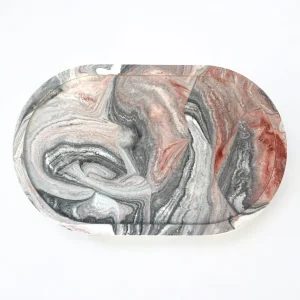Lava Vein Concrete Tray