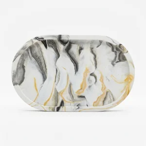 Concrete Marble Wave Tray