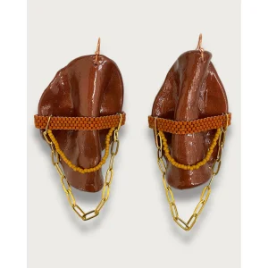 Aura Amorf Line Earrings