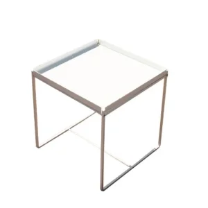 Kares-I White Side Table