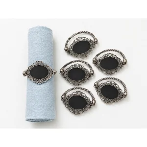 Tabletag Set of 6 Oxide Yellow Napkin Rings