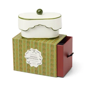 Cherie Smoked Pistachio Seramik Kapaklı Mum