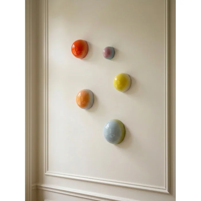 Candy Pink-Orange Gradient Ceramic Wall Object image 3