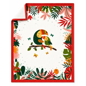 Tropics Organic Cotton 4-layer Muslin Kids Blanket - 1