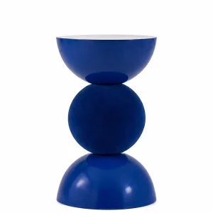Lola Saks Blue Side Table
