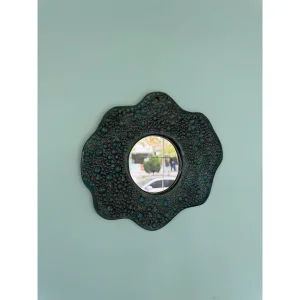 Resif Green Ceramic Mirror